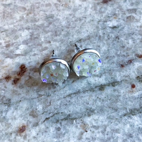 LAST💫Mermaid Druzy Earring - Picture 3 of 14